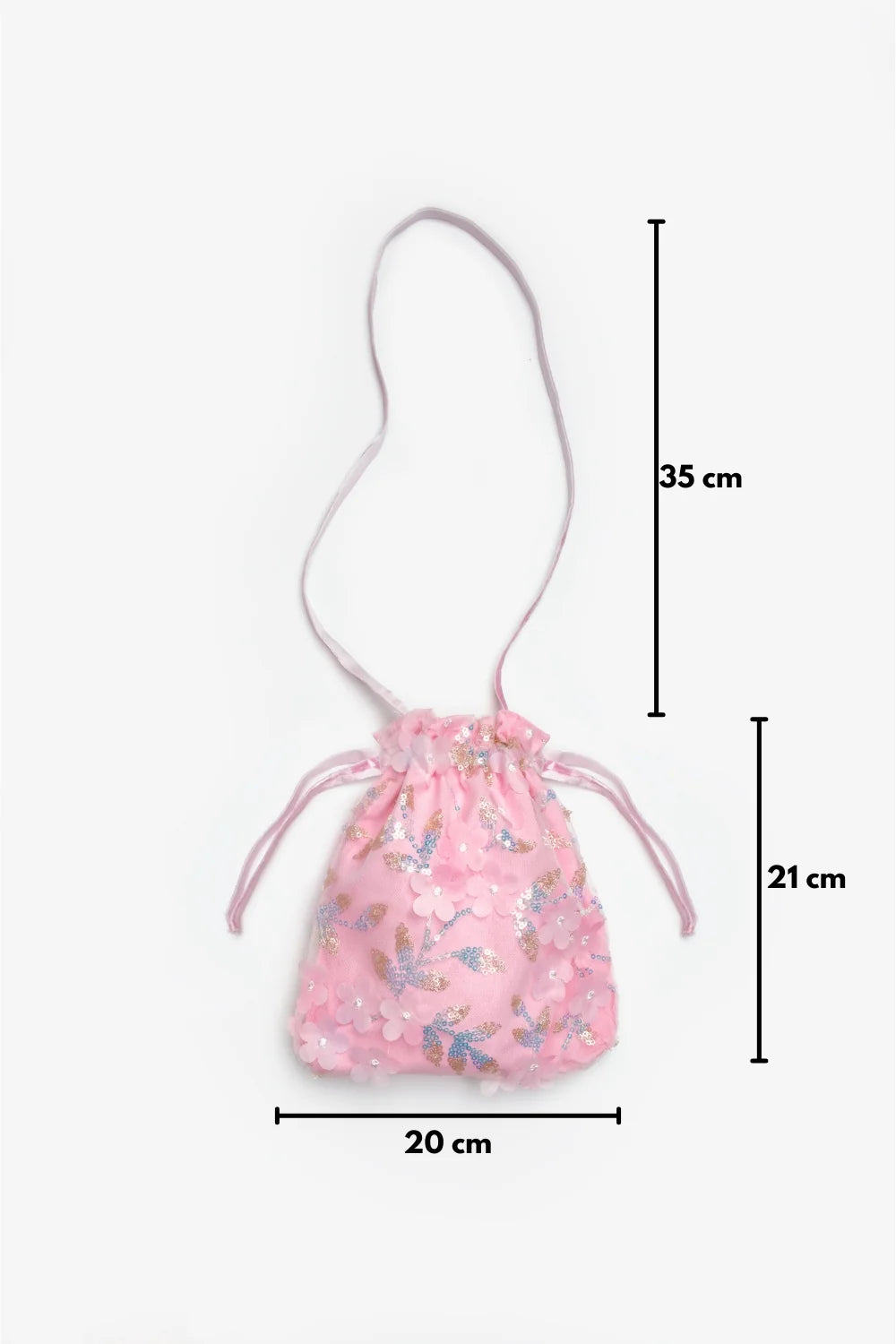 Borsa Bambina Flower Rosa