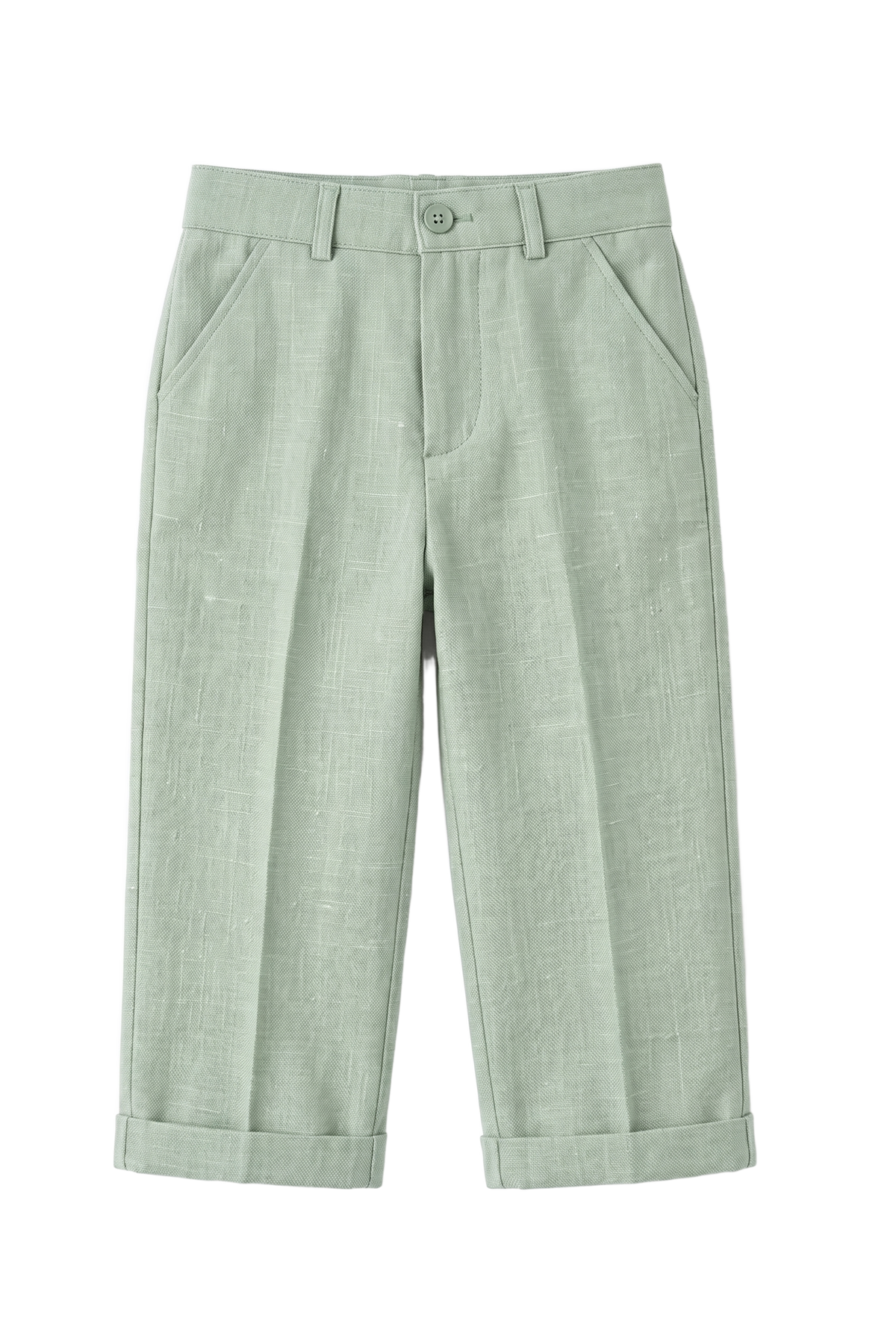 Pantalone Battesimo Bimbo Verde Salvia